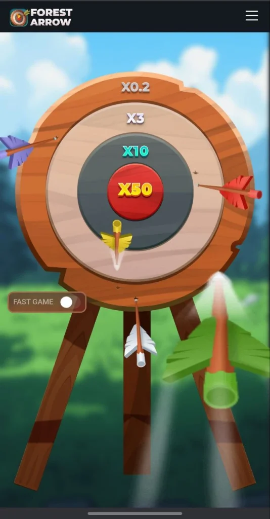 Forest arrow handyspiel.