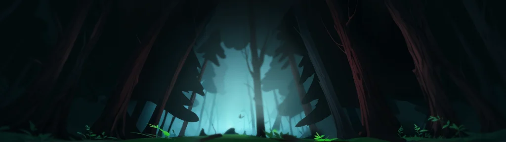 Forest arrow dunkler Wald